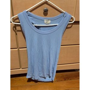 PST SIZE SMALL COMFY BLUE TANK